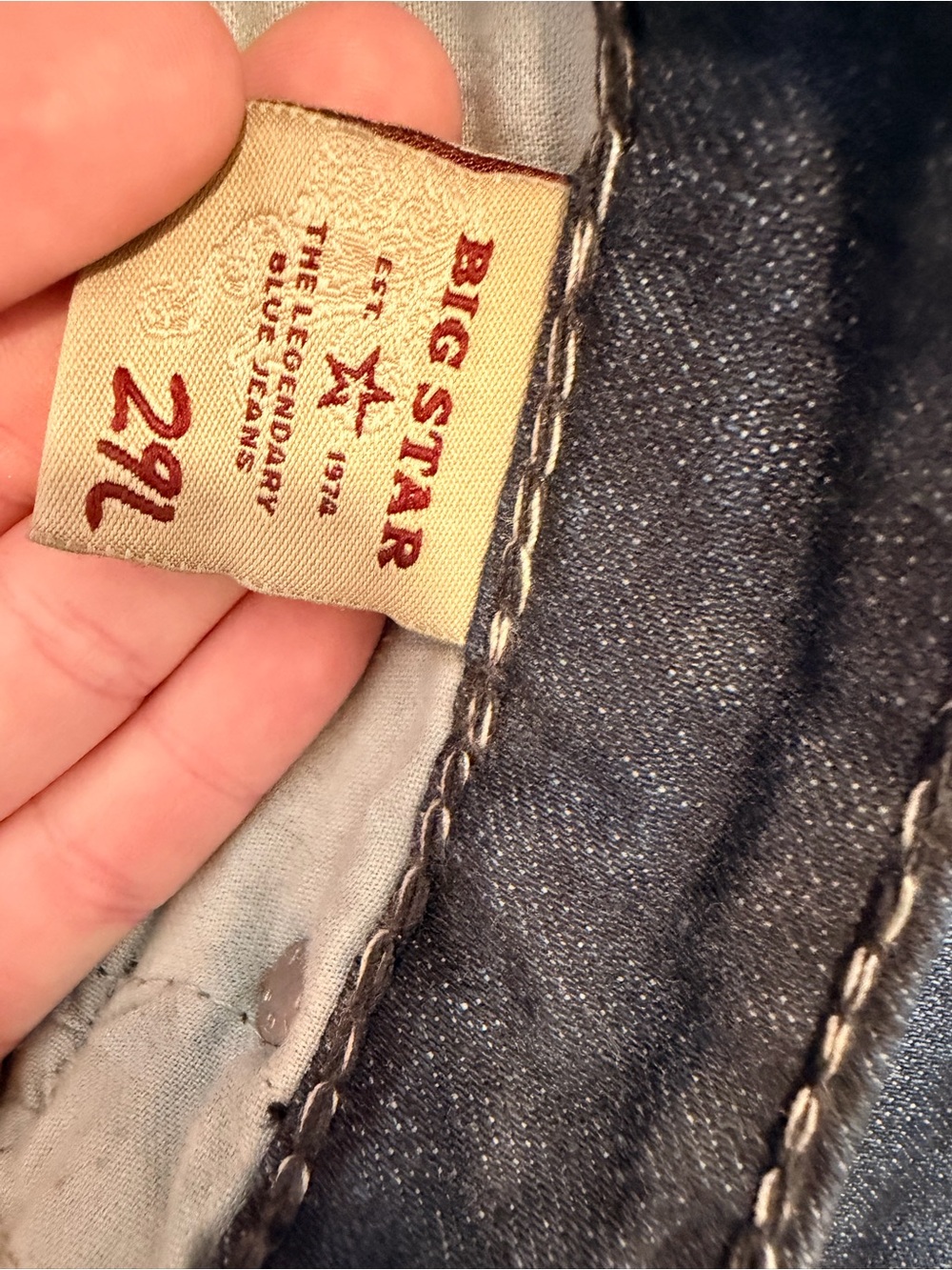 Women’s Distressed, Big Star Jeans - 29L- Excellent Condition - Picture 3 of 6